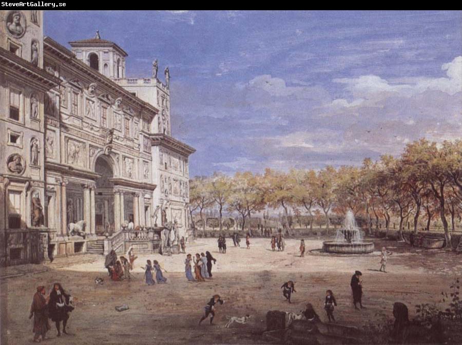 Gaspar Van Wittel The Villa Medici in Rome